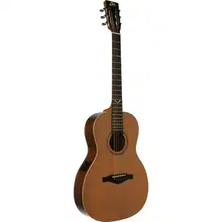 Eko Guitars EVO Series Mahogany Wood Parlor Acoustic-Electric Guitar (40 x 15 x 4)