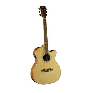 Eko Guitars 06217086 TRI Series Natural Auditorium Cutaway Acoustic-Electric Guitar