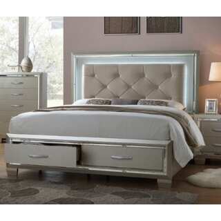 Picket House Glamour Queen Storage Bed