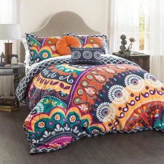 Lush Decor Maya Quilted 5-piece Comforter Set