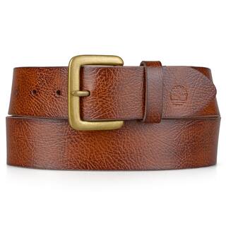 Timberland Men's Genuine Leather Classic Textured Belt