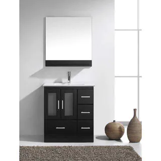 Virtu USA Zola 30-inch Single Bathroom Vanity Set with Faucet and Top Options