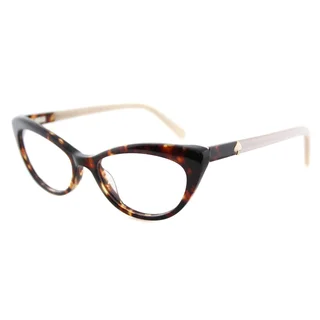 Kate Spade Women's KS W79 Analena Tortoise 50-millimeter Plastic Cat-eye Eyeglasses