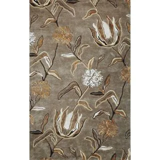 Florence 4577 Silver Wildflowers (8' X 10') Rug