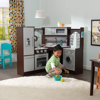 KidKraft Ultimate Corner Play Kitchen With Lights and Sounds