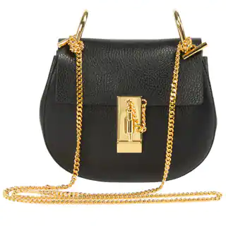 Chloe Drew Black Small Chain Shoulder Handbag