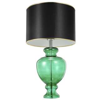 Montrose Green Glass Table Lamp