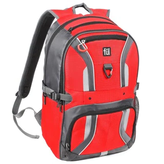 Ful Momentor Red and Black Nylon Tx1 Laptop Backpack
