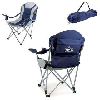 Picnic Time Reclining Camp Chair With Los Angeles Clippers Logo