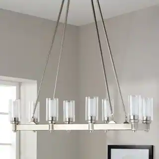 Kichler Lighting Circolo Collection 8-light Brushed Nickel Linear Chandelier