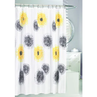 Polyester Blossom Shower Curtain