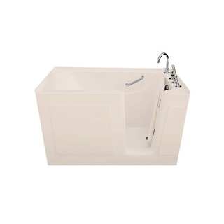 Signature Bath White Acrylic 47 x 30-inch Walk-in Soaking Tub