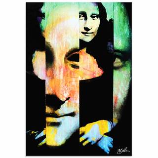 Mark Lewis 'Mona Lisa Noble Purity' Limited Edition Pop Art Print on Metal or Acrylic
