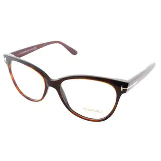 Tom Ford Women's Brown Plastic Cat-eye Eyeglasses