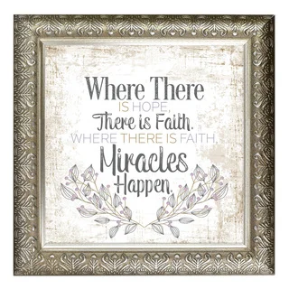 "Where There Is Hope" Inspirational Moments Framed Art