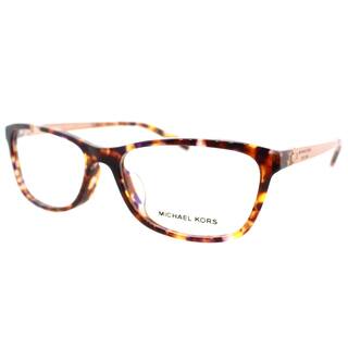 Michael Kors Nevis Womens MK 4017F 3032 Sunset Confetti Tortoise Rectangle Plastic 55mm Eyeglasses