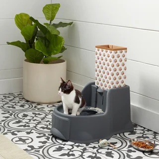 OurPets Kitty Potty Cat Litter Box With Mouse Toy