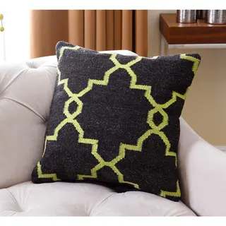 Abbyson Blakely Lattice Polyester-filled New Zealand Wool 20-inch Throw Pillow