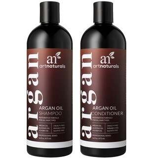 Art Naturals Organic Moroccan Argan Oil 16-ounce Shampoo and Conditioner Set