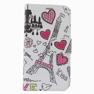 Insten Colorful Hearts Leather Case Cover with Stand/ Wallet Flap Pouch/ Photo Display For Apple iPhone 6 Plus/ 6s Plus