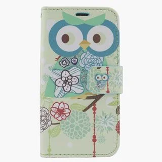 Insten Colorful Owl Leather Case Cover with Stand/ Wallet Flap Pouch/ Photo Display For Apple iPhone 6 Plus/ 6s Plus