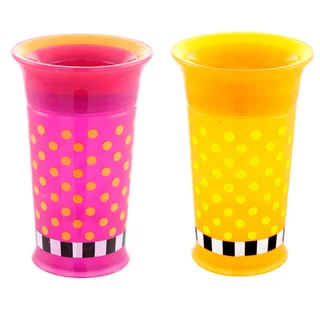 Sassy Plastic 9-ounce Grow Up Double Pack Cup