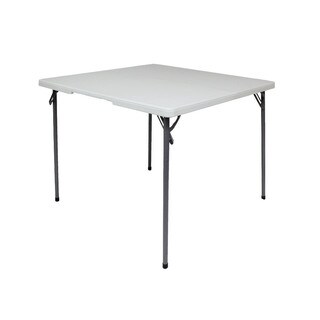 Ares White Fold-in-half Square Table