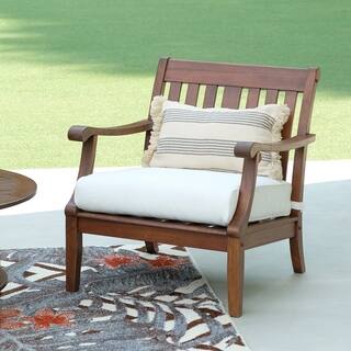 Como 2-piece Mahogany Lounge Chair Set