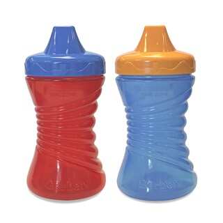 Gerber Graduates Fun Grips Multicolored Plastic 10-ounce Spout Cup (Pack of 2)