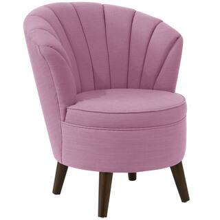 angelo:HOME Lavender Linen Channel-seam Tub Chair