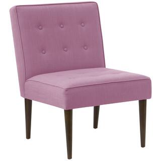 angelo:HOME Lavender Linen Button-tufted Chair