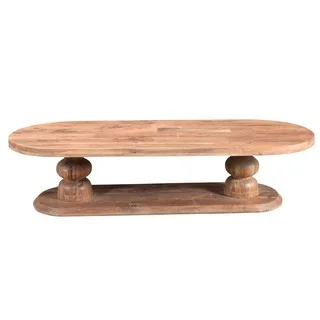Aurelle Home Reclaimed Rustic Solid Coffee Table