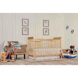 Dream On Me Violet Natural Wood 7-in-1 Convertible Life Style Crib