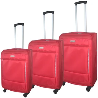 McBrine Eco-Friendly 3-piece Expandable Spinner Upright Luggage Set