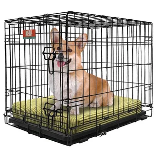 Animal Planet Collapsible Metal Crate with Removable Tray