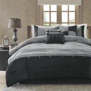 Madison Park Westbrook Grey 7-piece Comforter Set