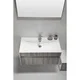 KubeBath Fitto 36-inch Ash Grey Single Sink Bathroom Vanity - Thumbnail 5