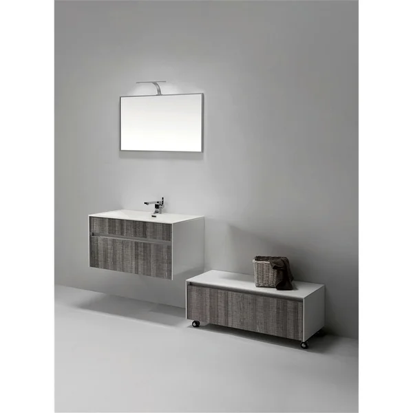 KubeBath Fitto 36-inch Ash Grey Single Sink Bathroom Vanity