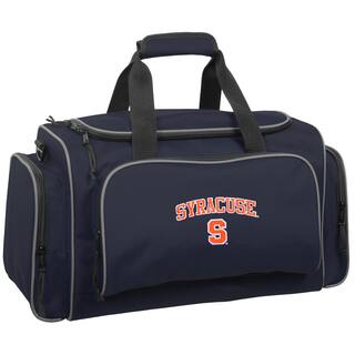 WallyBags Syracuse Orange Navy Polyester 21-inch Collegiate Duffel Bag