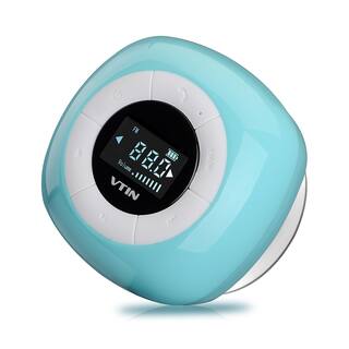 Bluetooth Wireless Waterproof Suction Shower Speaker with LCD Screen and Built-in Microphone