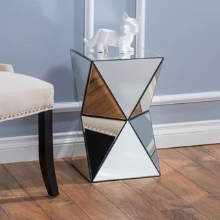 Christopher Knight Home Fairfax Mirrored End Table
