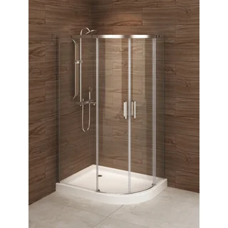 Madrid 48-inch x 36-inch Asymmetric Right-opening Corner Shower Stall