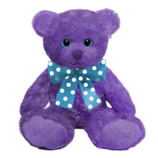 First and Main 10-inch Purple Sorbet Bear