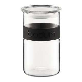 Bodum Presso Black/Clear Glass 34-ounce Storage Jar
