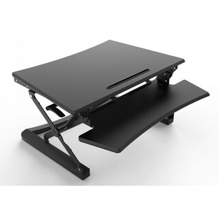 Ergomax Black Sit/Stand Desktop Workstation