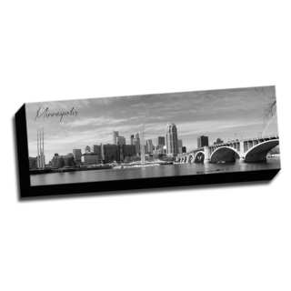 Minneapolis Wrapped Framed Canvas