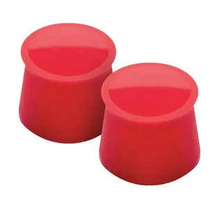 Tovolo Candy Apple Red Plastic Wine Cap (Set of 2)