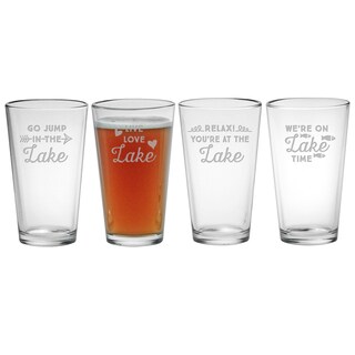 Lake Talk Pint Glass (Set of 4)