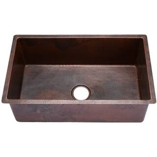 Hahn Copper Extra Large Single Bowl Undermount Sink
