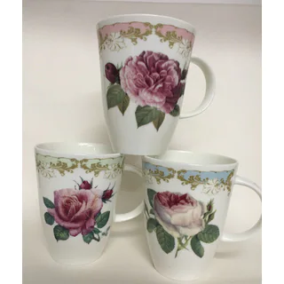 Roy Kirkham Louise Mug - Vintage Roses Set of 6